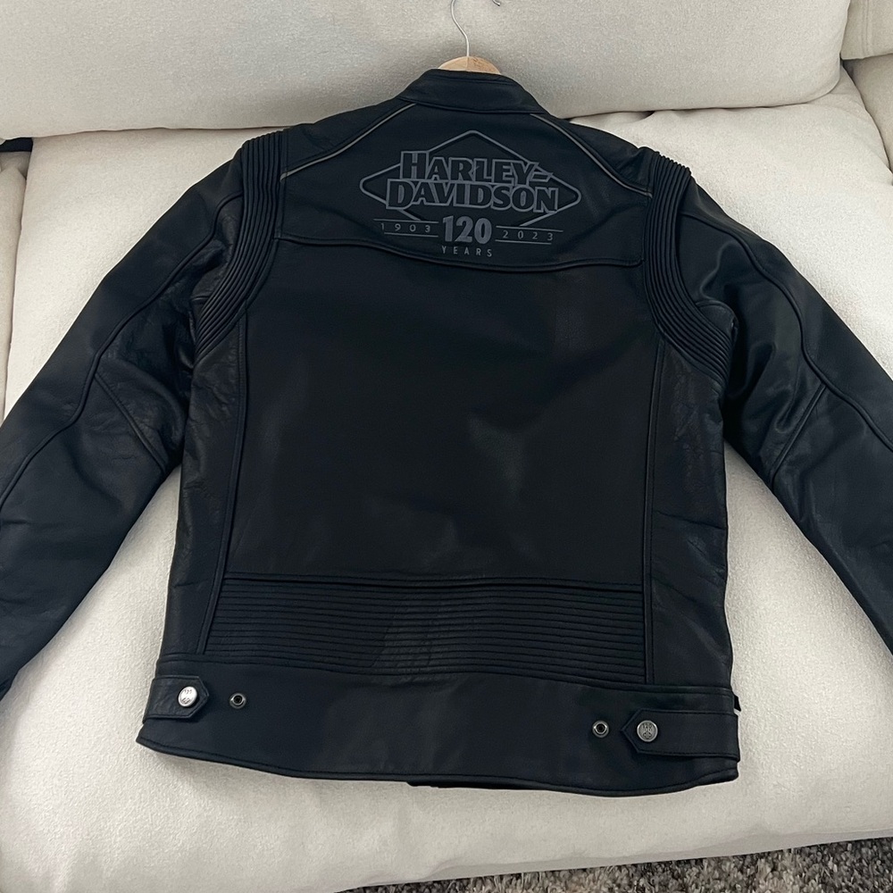 Harley Davidson Men's 120th Anniversary Revelry Leather Jacket